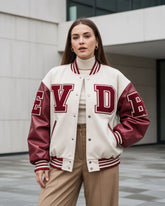 Crimson Ivy Varsity Jacket
